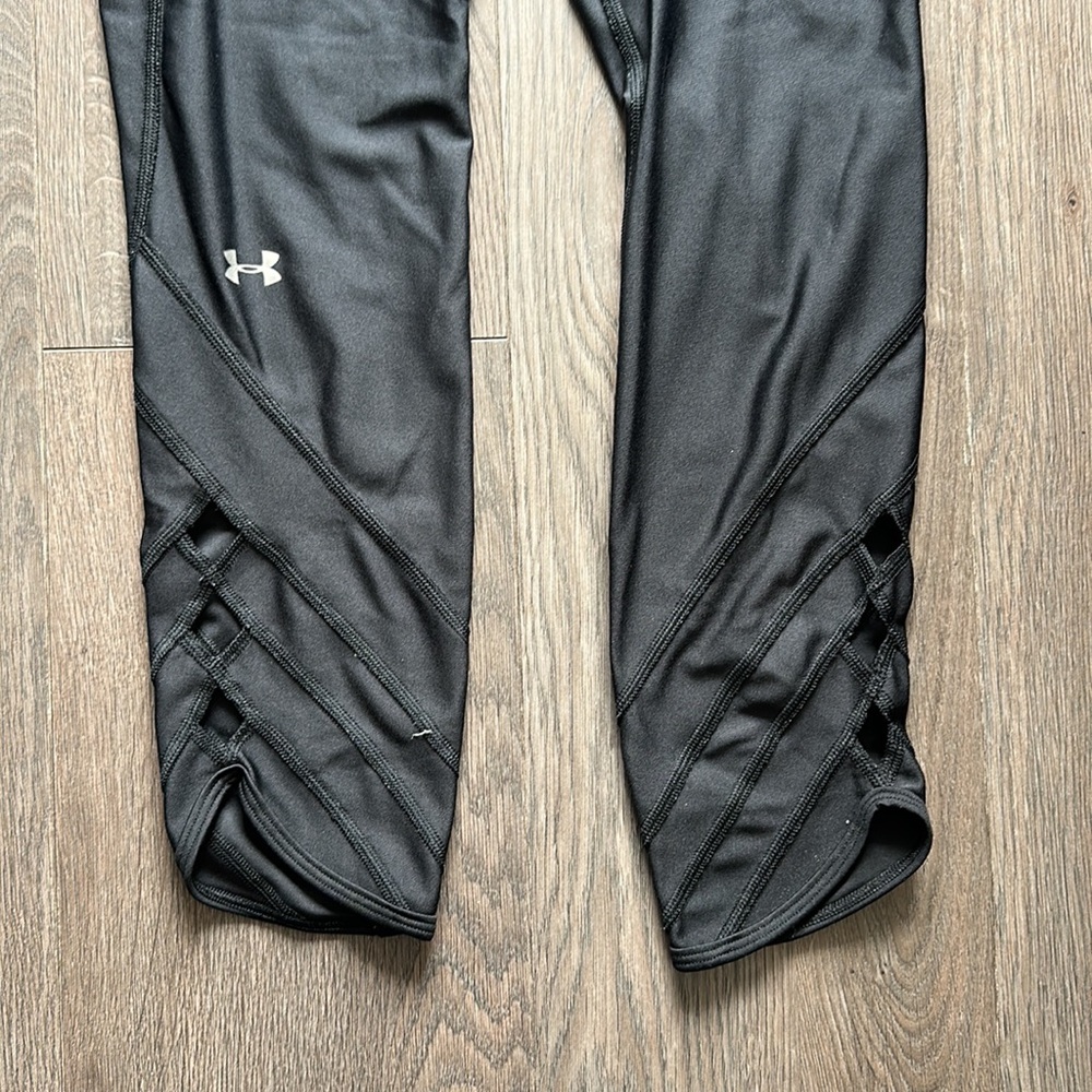 Black workout leggings - Picture 2 of 4